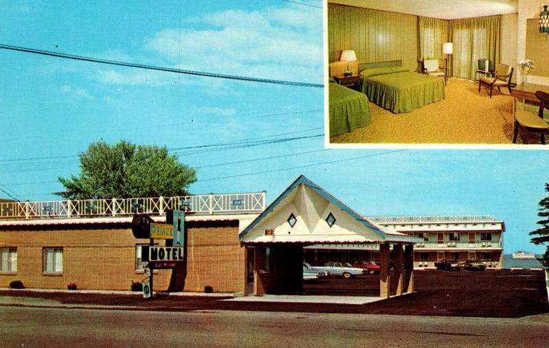 Super 8 by Wyndham Mackinaw  (Prince Timoa, Prince Motel) - Old Postcard (newer photo)